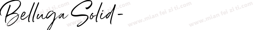 Belluga Solid字体转换